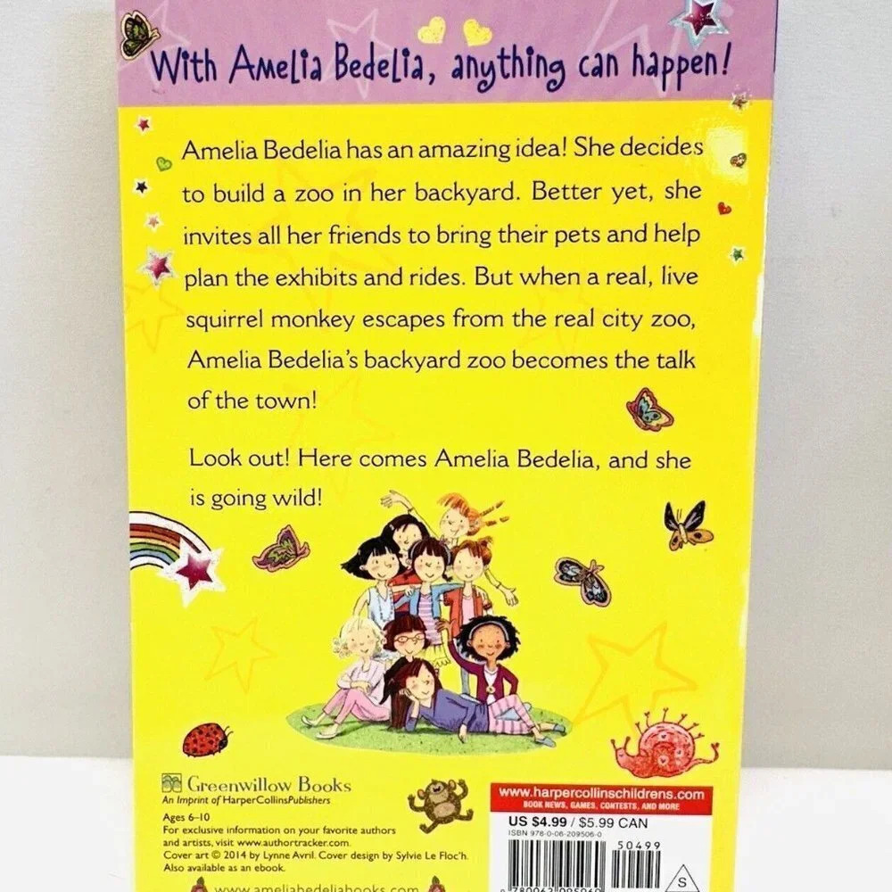 AMELIA BEDELIA GOES WILD! Paperback Book #4 by Herman Parish Brand New - Picture 2 of 2